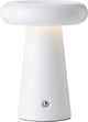 Brilliant AG Brilliant Muffin - Tischleuchte für den Außenbereich - LED 6 W - ø 14 cm - 400 lm - 3000 K - 3-stufig dimmbar - USB wiederaufladbar - IP44 - Weiß