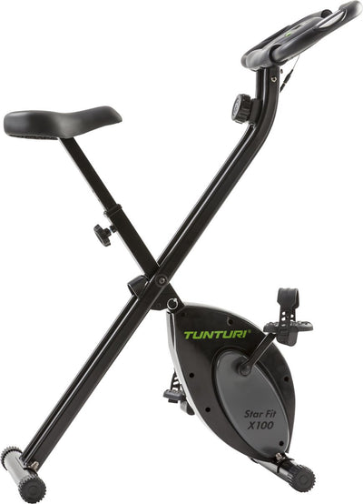 Tunturi Star Fit x100 – Heimtrainer – Fitnessfahrrad – klappbar – verstellbar – 8 Widerstandsstufen – faltbares Heimtrainer