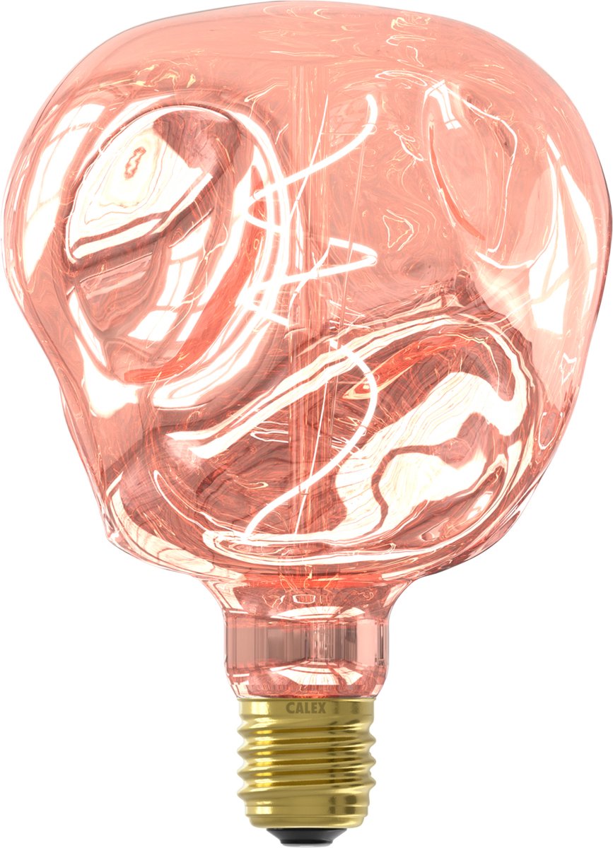 Calex Bio-Neo-Rose – E27-LED-Lampe – dimmbare Filament-Lichtquelle – 4 W – warmweißes Licht