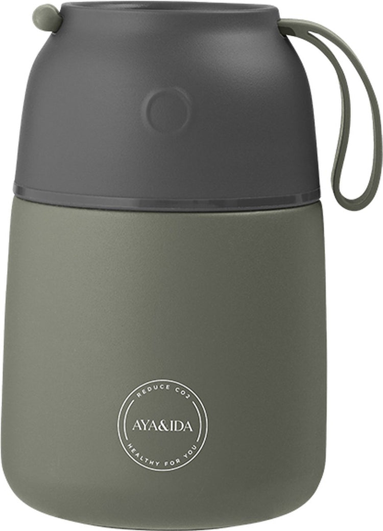 Aya ida – foodie – Thermoskanne – Lebensmittelbehälter – 500 ml – tropisches Grün