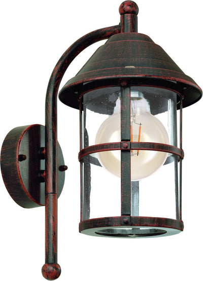 Eglo san telmo - Außenbeleuchtung - Wandleuchte - 1 Licht - Antikbraun - klar