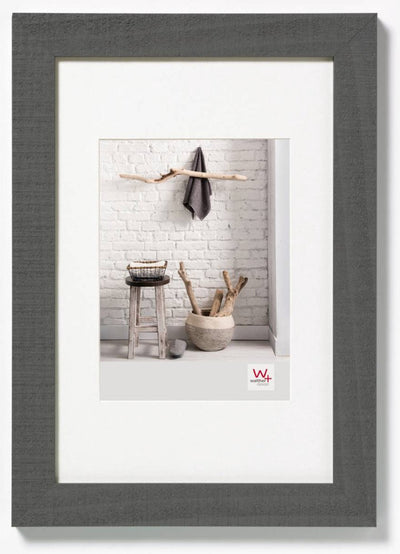 Walther Home ho520d – Holzrahmen – Fotogröße 15 x 20 cm – Grau