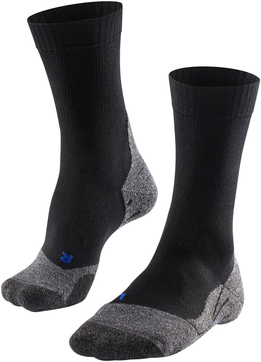 Falke TK2 Cool Anti-Blister Wandersocken aus dickem Lyocell-Funktionsmaterial Damen Schwarz - Größe 37-38
