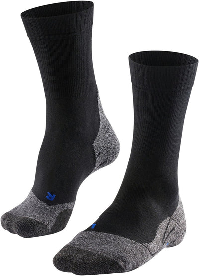 Falke TK2 Cool Anti-Blister Wandersocken aus dickem Lyocell-Funktionsmaterial Damen Schwarz - Größe 37-38
