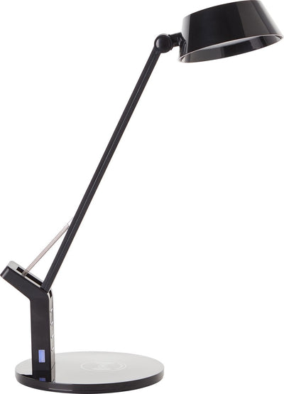 Brilliant Kaila – Schreibtischlampe – integrierte LED 8 W – kabellose Ladestation – Farbauswahl 3000–6000 K – Schwarz