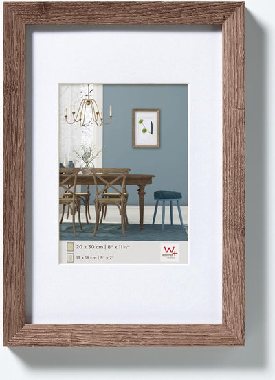 Walther Fiorito – MDF-Holzrahmen – Fotogröße 20 x 30 cm – Walnuss