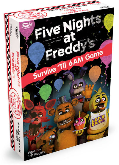 Funko-Spiele „Five Nights at Freddy's“ – Spiel „Überlebe bis 6 Uhr morgens“ – Brettspiel – Koop-Spiel