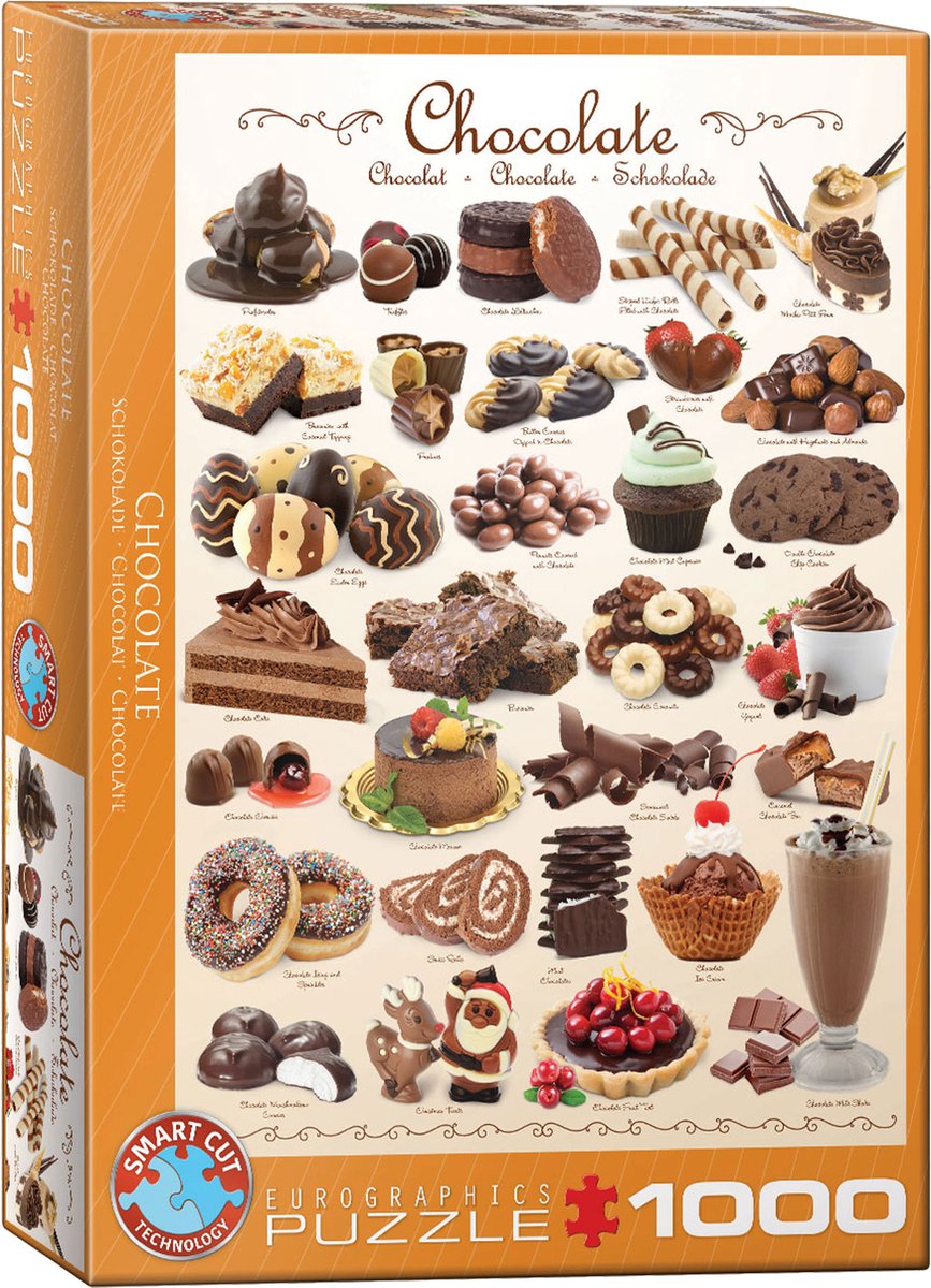 Eurographics Puzzle Schokolade – 1000 Teile