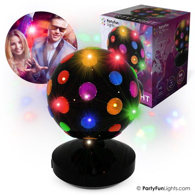 Partyfun Lichter Disco Licht Dia 20cm 9 LED