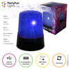 Partyfun Lights Tischlampe Mini Polizeilicht LED Blau