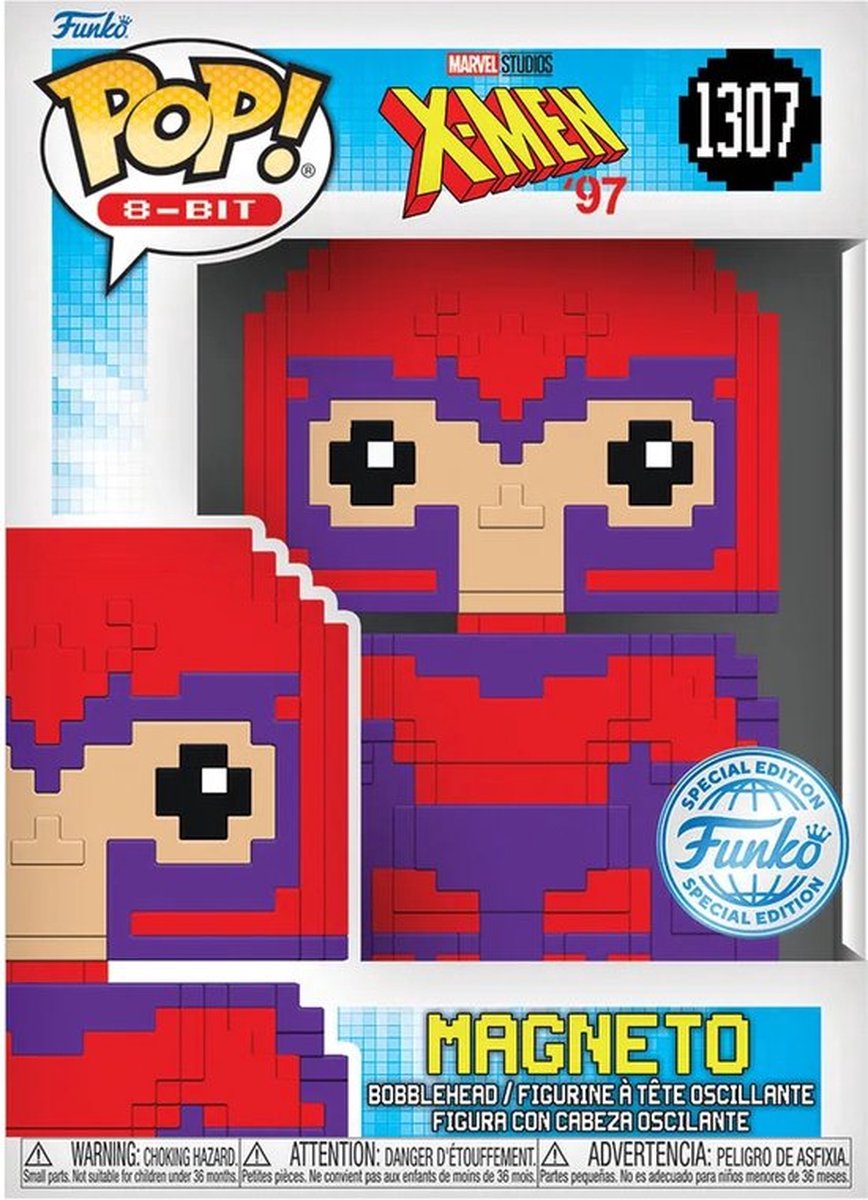 Funko-Pop! - X-Men '97 - 8-Bit - Magneto #1307 - Sonderedition - Sammlerfigur