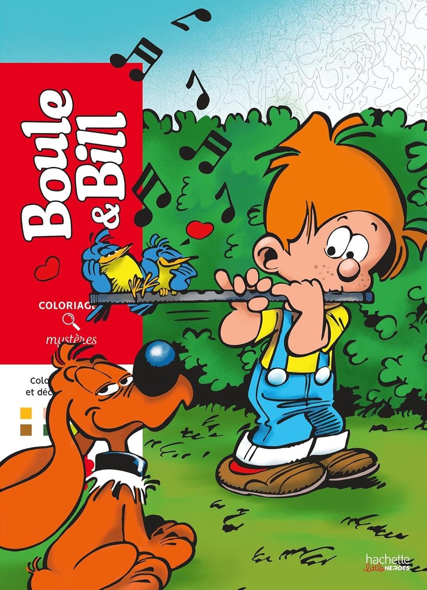 Hachette Heroes Atelier Créatif Autres Lizenzen Coloriages Mysteres Coloriages Mysteres Boule Bill