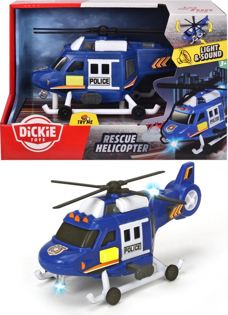 Dickie Poltie Rescue -Hubschrauber Blau