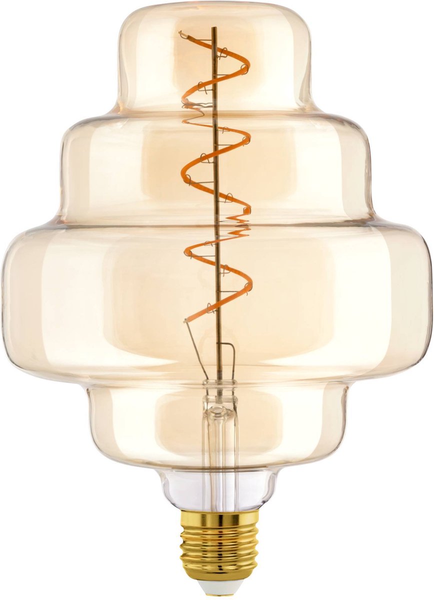Eglo LED-Lampe - E27 - ø 15 cm - Bernstein - 2000k - dimmbar