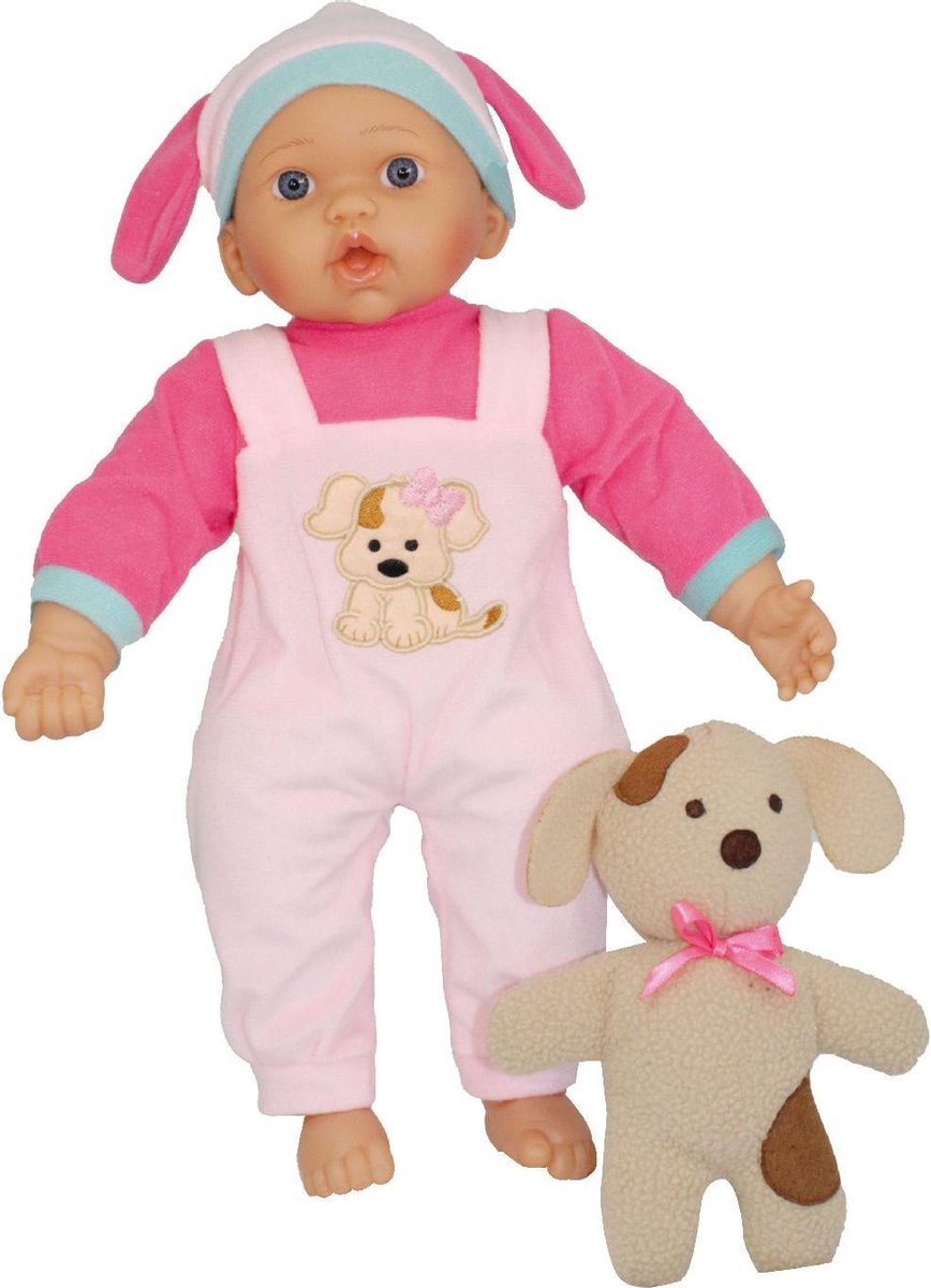 Dimian-Puppe mit Plüschbär – 41 cm.