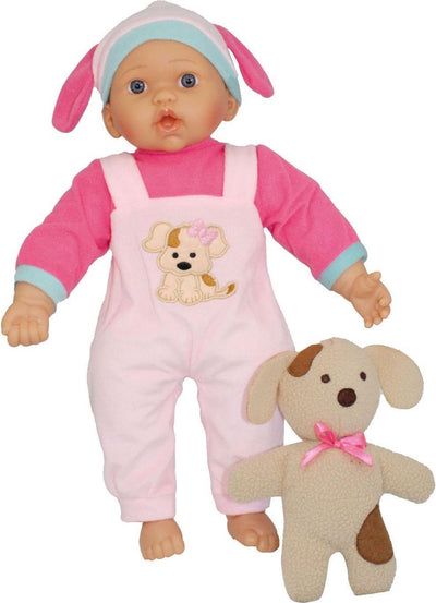 Dimian-Puppe mit Plüschbär – 41 cm.