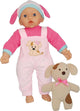 Dimian-Puppe mit Plüschbär – 41 cm.