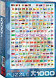 Eurographics - Flaggen der Welt - 1000 Teile 48×68cm (B×H) – Puzzle