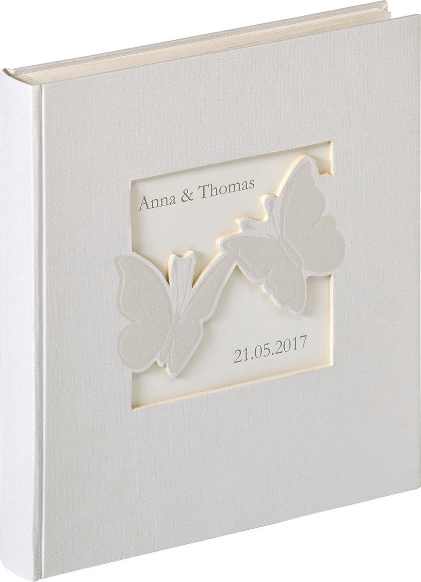 Walther uh-201 Farfalla – Hochzeitsalbum – Größe 28 x 30,5 cm – Perlmutt