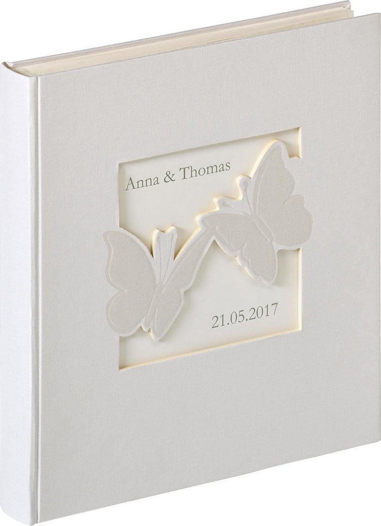 Walther uh-201 Farfalla – Hochzeitsalbum – Größe 28 x 30,5 cm – Perlmutt