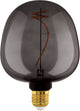 Eglo LED-Lampe - E27 - ø 12,5 cm - G125 - schwarz - 2000k - dimmbar