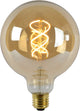 Lucide g125 - Glühlampe - ø 12,5 cm - LED dimmbar - E27 - 1x4,9W 2200K - Bernstein
