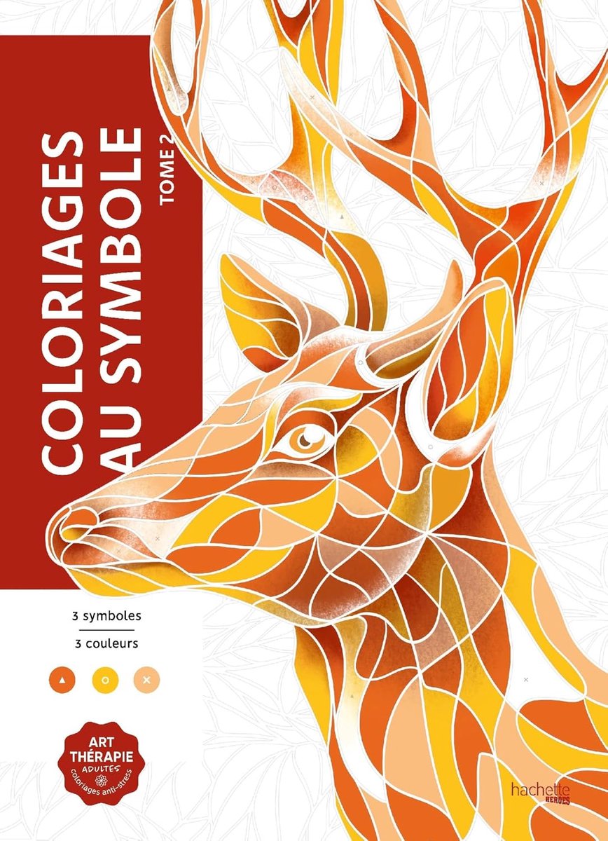 Hachette Heroes Coloriages au Symbole Tome 2 – Hachette – Malbuch „Malen nach Zahlen“ für Erwachsene