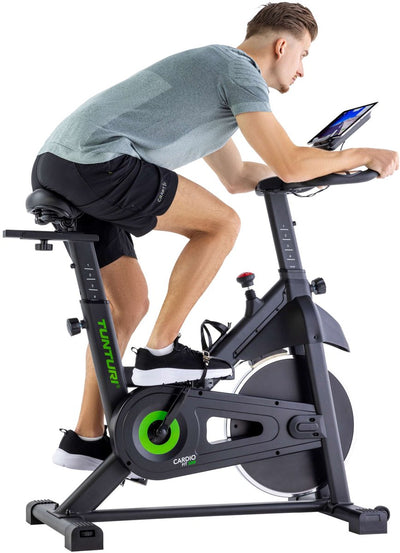 Tunturi Cardio Fit S20 Sprinter Bike – Fitnessbike – Indoor-Fahrradtrainer – Bluetooth – manueller Widerstand – inkl. kostenloser App