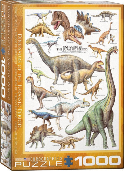 Eurographics Puzzle Dinosaurier des Jura – 1000 Teile