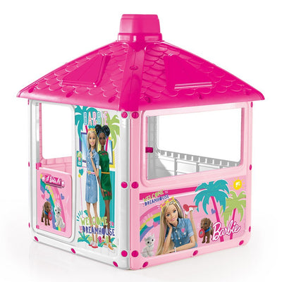 Barbie City Speelhuis 132x104x104 cm rosa weiß