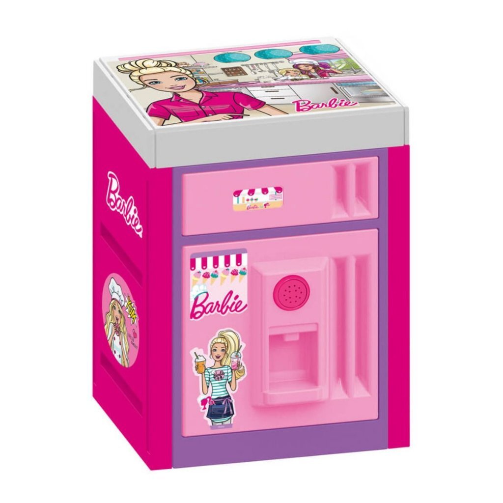 Dolu Barbie Kühlschrank + Sound Pink Purple