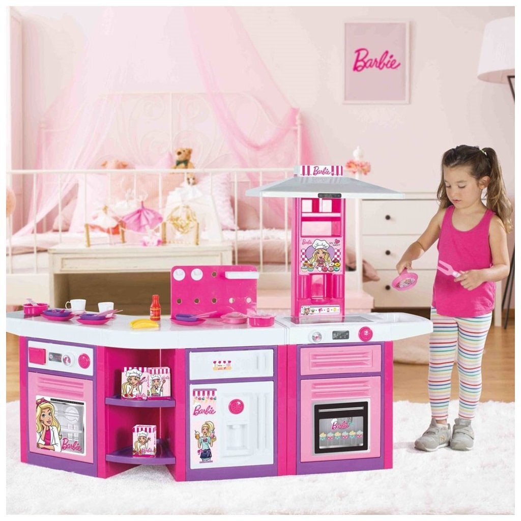 Dolu Barbie Speelkeuken + Sound Pink