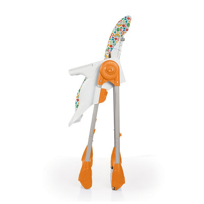 Dolu Fisher Preis Deluxe Hochstuhl 105x57x87 cm Weiß Orange