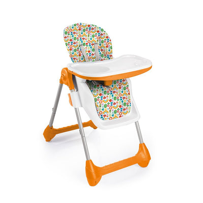 Dolu Fisher Preis Deluxe Hochstuhl 105x57x87 cm Weiß Orange