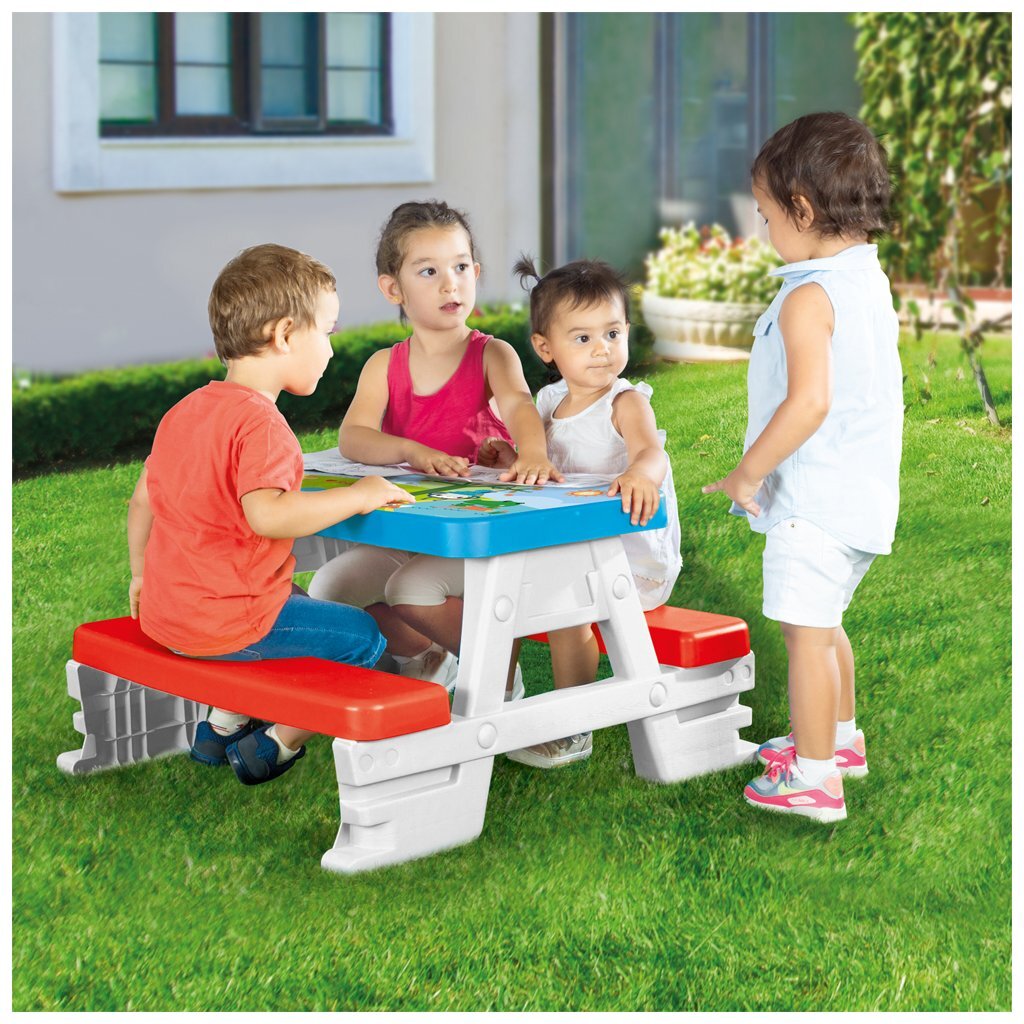 Dolu Fisher Preis Picknicktisch rot weiß blau