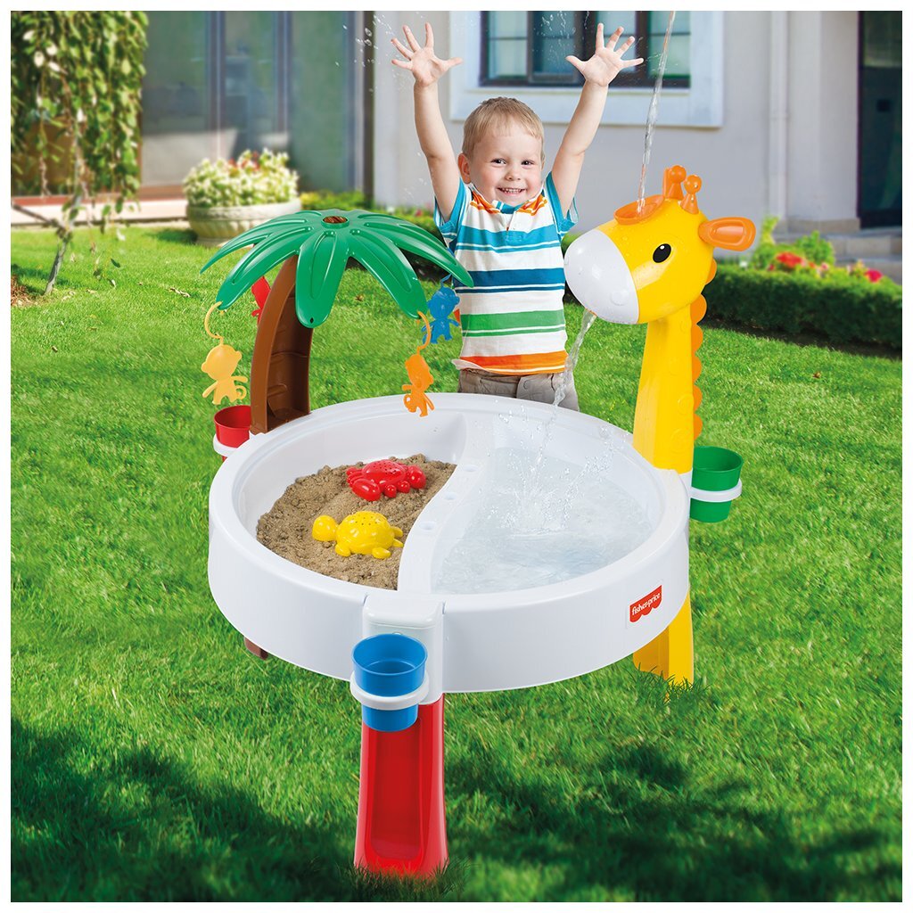 Dolu Fisher Price Zand-Water Tisch + Zubehör