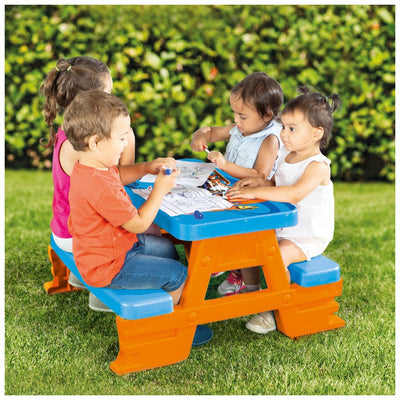 Dolu Hot Wheel Picknicktisch Blau Orange