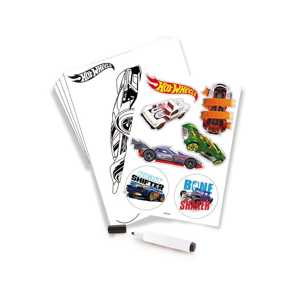 Dolu Hot Wheels Zeichnen Brett Blau Orange