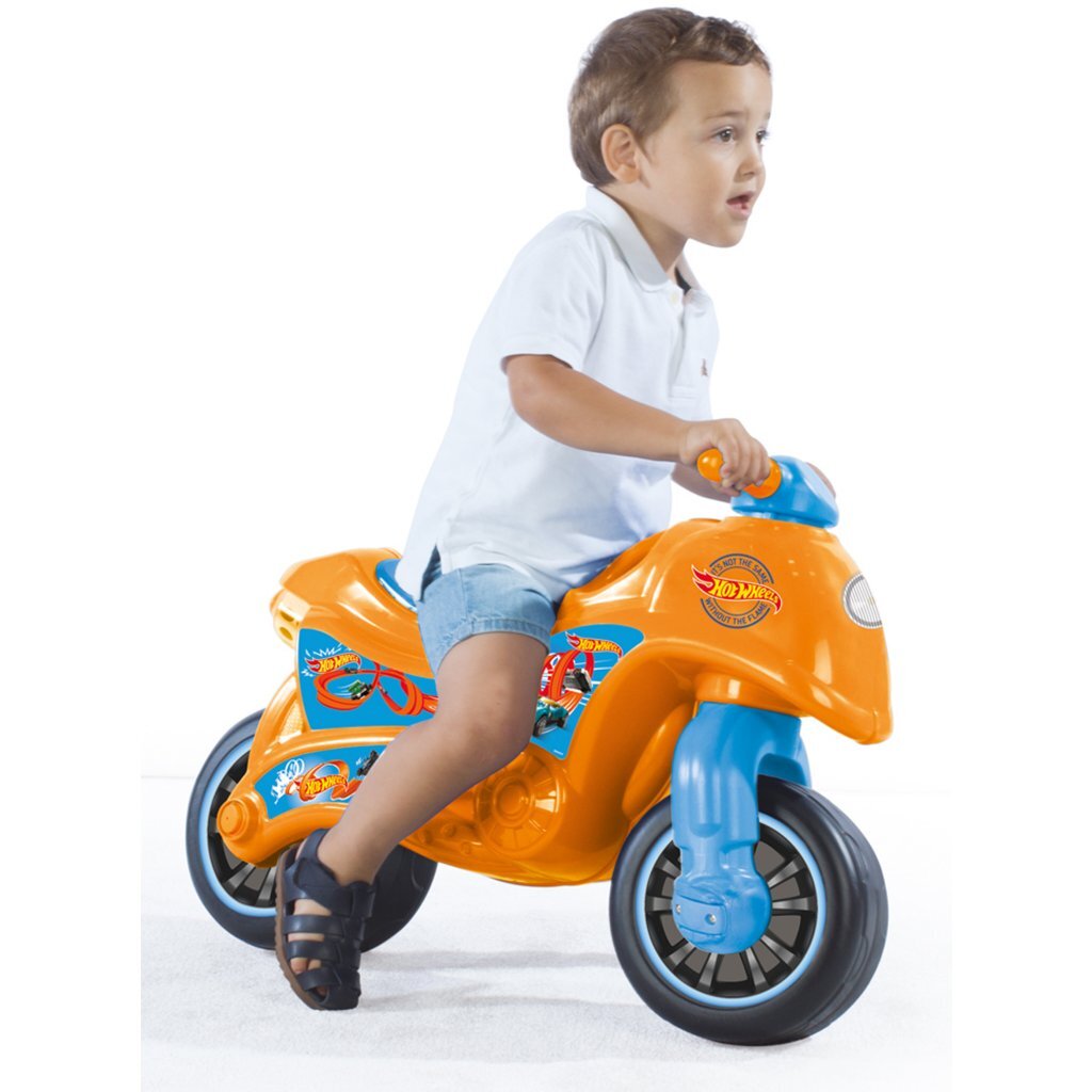 Dolu Hot Wheels laufen Motorblau -Orange