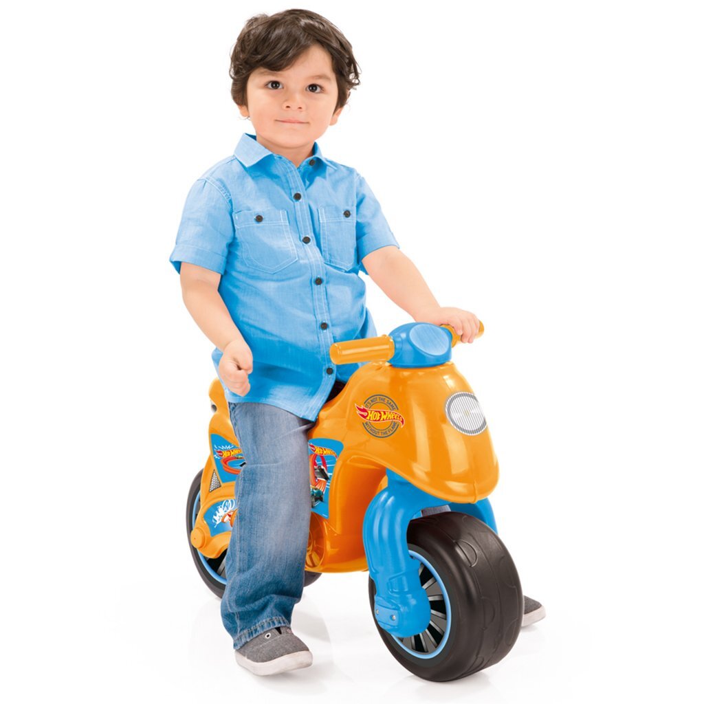 Dolu Hot Wheels laufen Motorblau -Orange