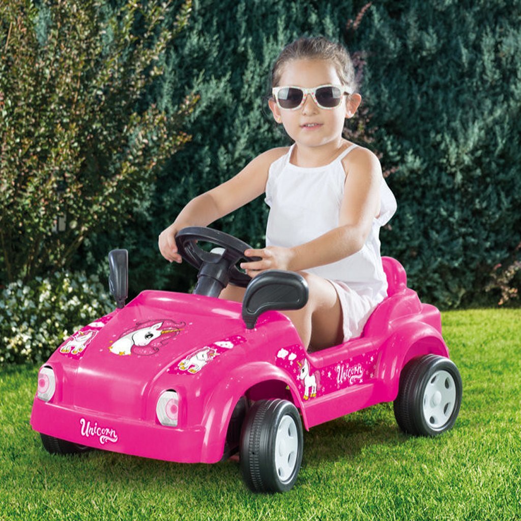 Dolu Dolu Unicorn Pedal Car Pink