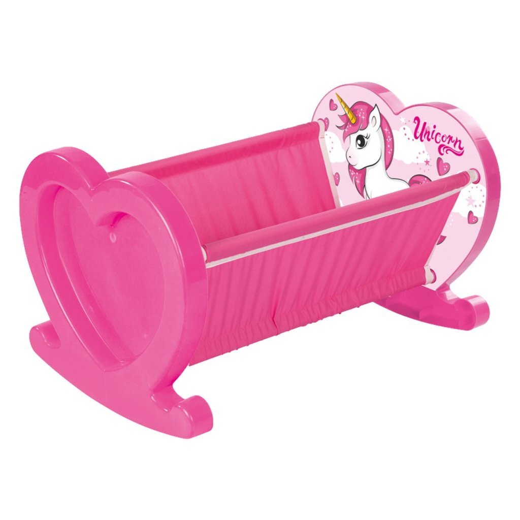 Dolu Dolu Unicorn Doll's Cradle Pink