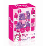 Dolu Dolu Unicorn Jumblocks Zug mit 25 Blocks rosa - afbeelding 1