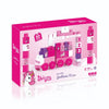 Dolu Dolu Unicorn Jumblocks Zug mit 50 Blocks rosa
