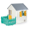 Dolu Playhouse 122.5x104x156 cm + Sound weiß grün grau gelb