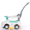 Dolu 3in1 Wanderwagen mit Griff + Horn weiß blau grau gelb