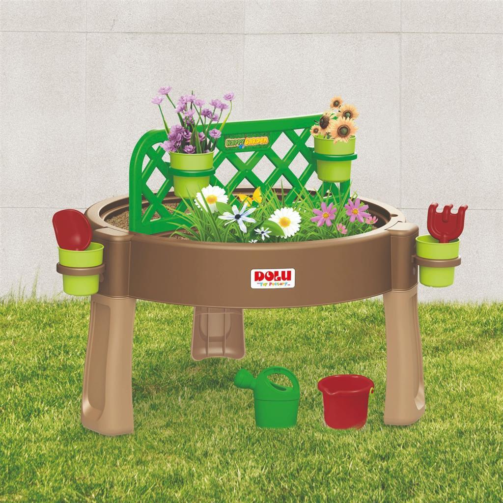 Dolu Dolu 4in1 Gartenspieltisch 80x80 cm