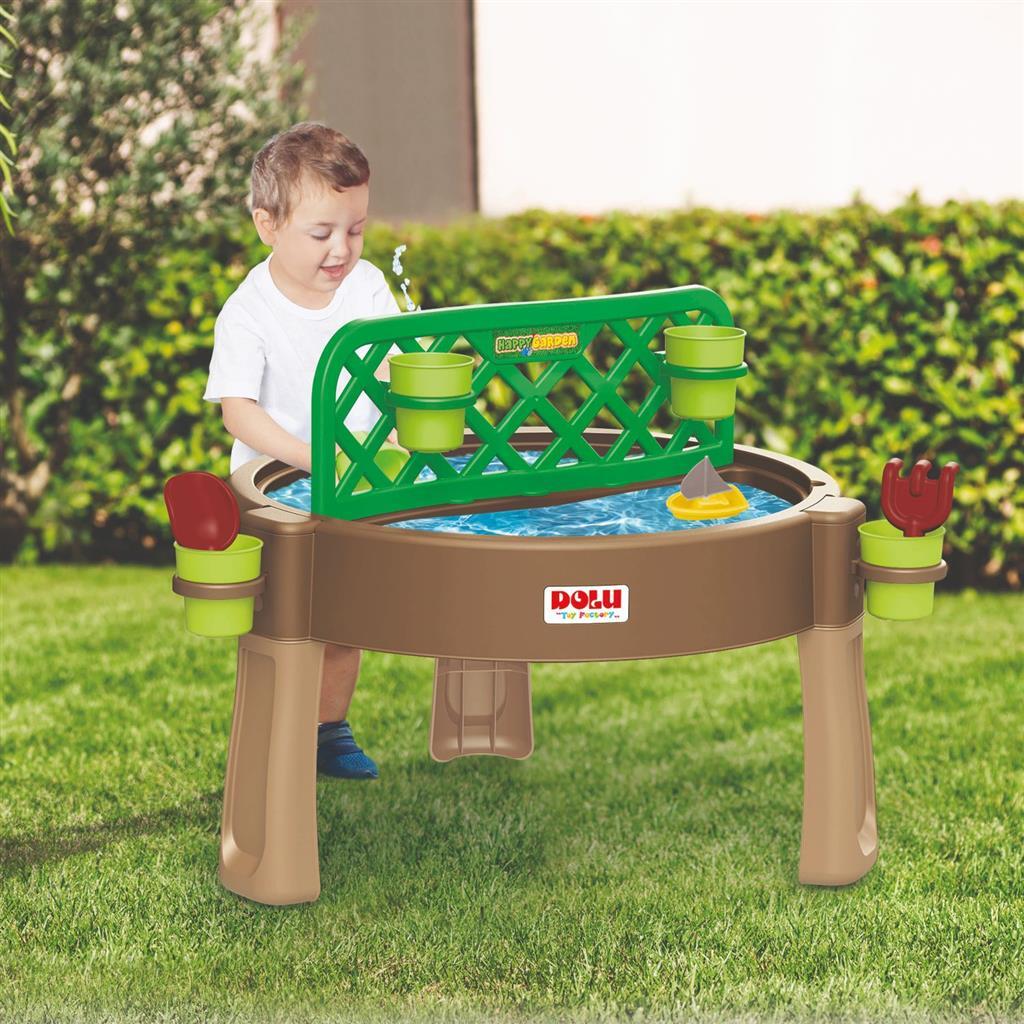 Dolu Dolu 4in1 Gartenspieltisch 80x80 cm