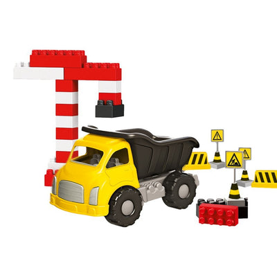 Dolu Dolu Bouwtruck mit Accessoires 40-Stück