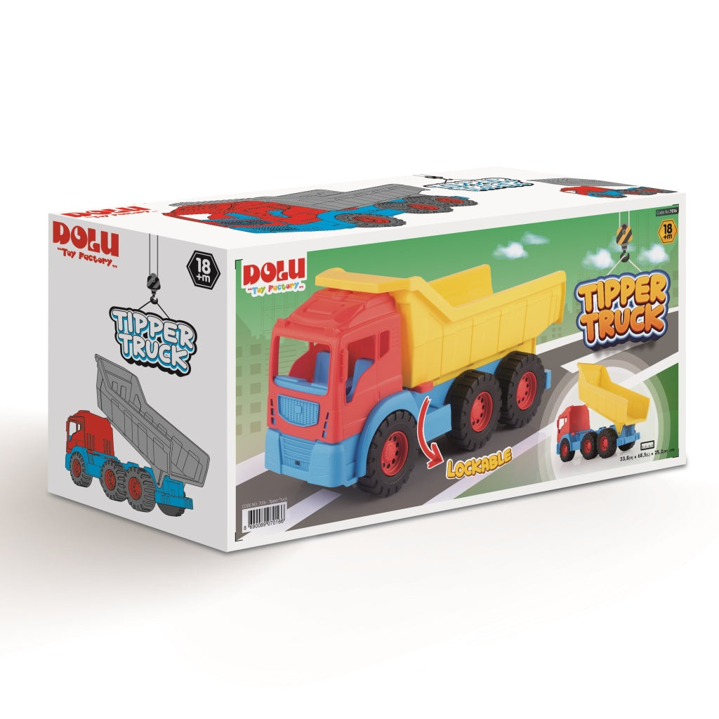 Dolu Dolu 7016 Großer LKW rot gelb
